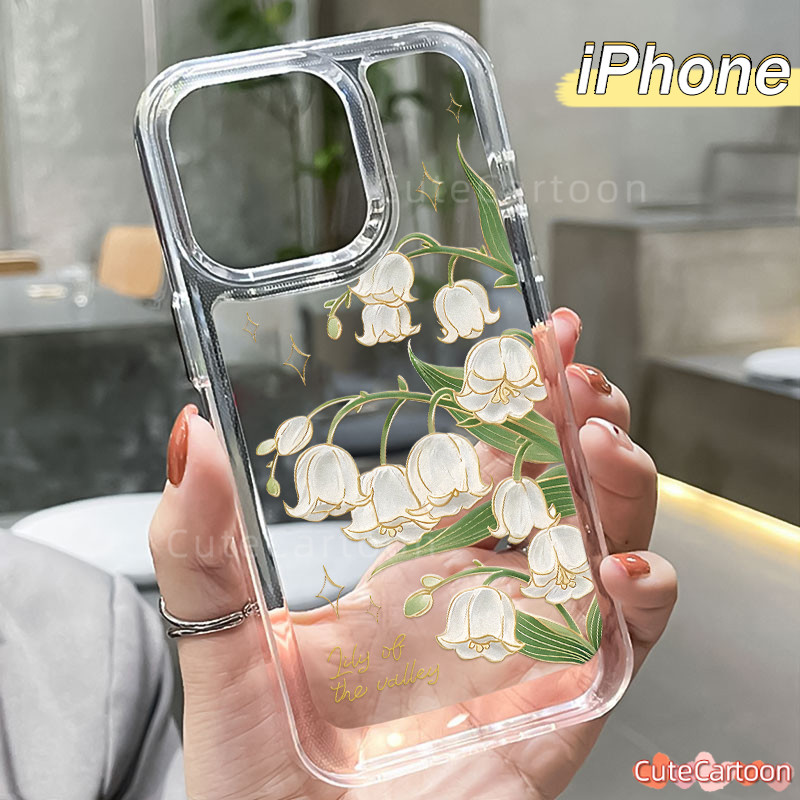 Jual Aesthetic Tulip PC Case iPhone 13 15 16 11 12 14 Pro Max XR X Xs ...
