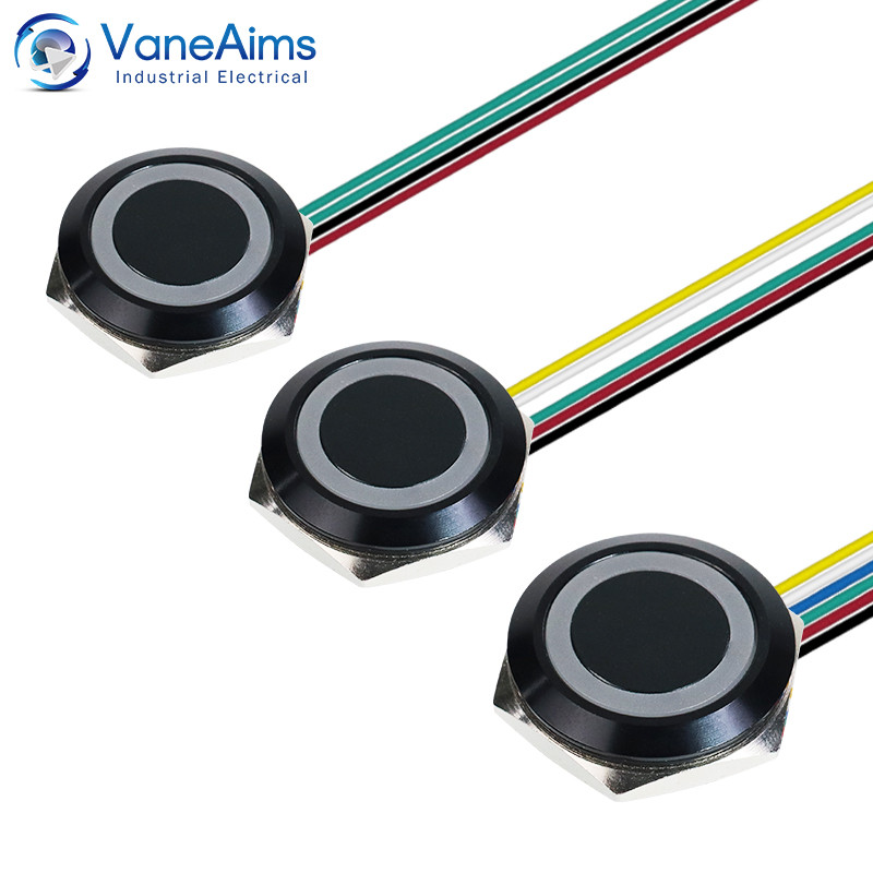 Jual Momentary Ultra-short Push Button with wires Waterproof 16/19/22 ...