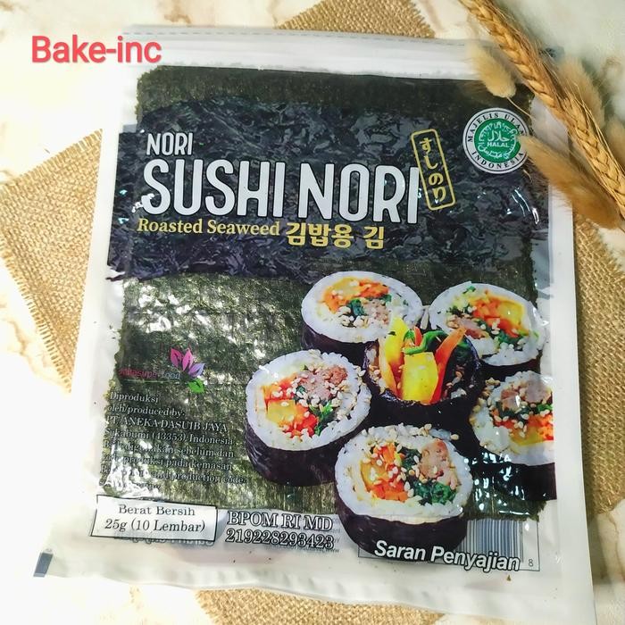 Jual [Bake-inc] Sushi Nori Seaweed 10 lembar - Nori +R Plastik | Shopee ...