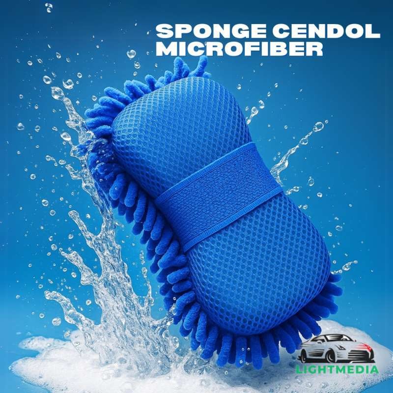 Jual SPONGE CENDOL Sponge Busa Cuci Mobil Microfiber Cendol Pembersih ...