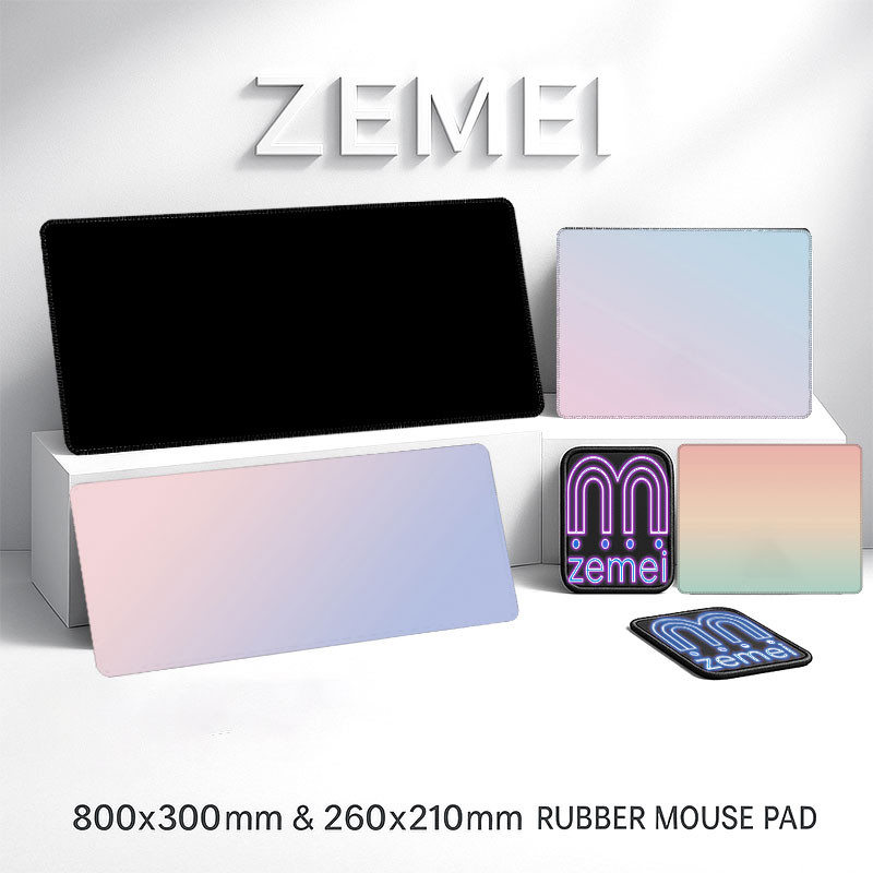 Jual ZE MEI Ultimate Minimalist Extra-Large Gradient Solid Color Mouse ...