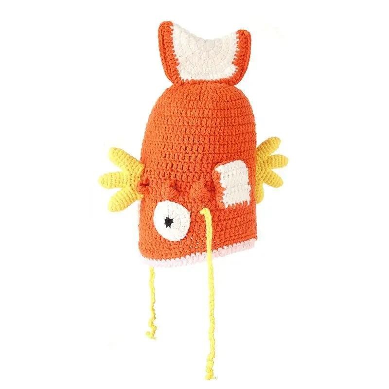 Jual Anime Pokemon Magikarp Hat Beanies Knitted Winter Hat Wool Cute ...
