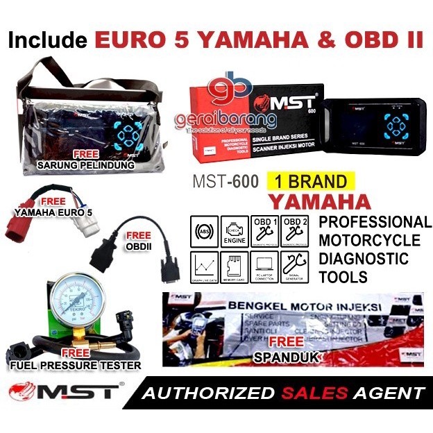 Jual Scanner Motor Injeksi YAMAHA MASTER MST 600 Alat Service Motor ...