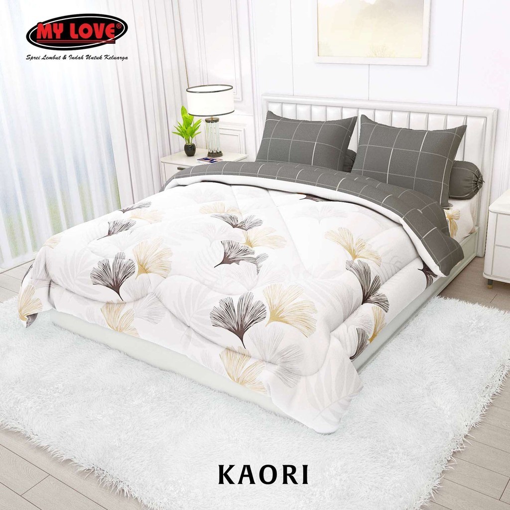 Jual ALL NEW MY LOVE Bed Cover King Fitted 180x200 Kaori Shopee Indonesia