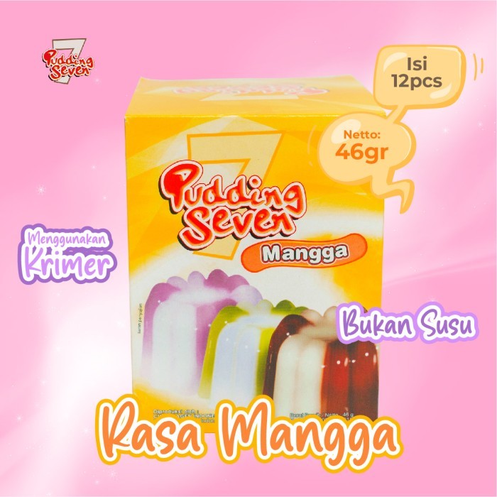 Jual NEW Pudding Seven Mangga 12 pcs | Shopee Indonesia