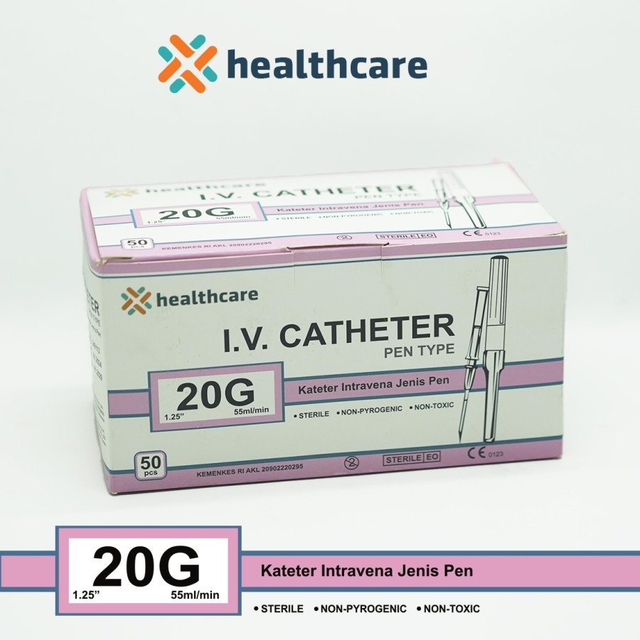 Jual Healthcare IV Catheter Pen Type Abbocath Jarum Aboket Kateter Vena ...