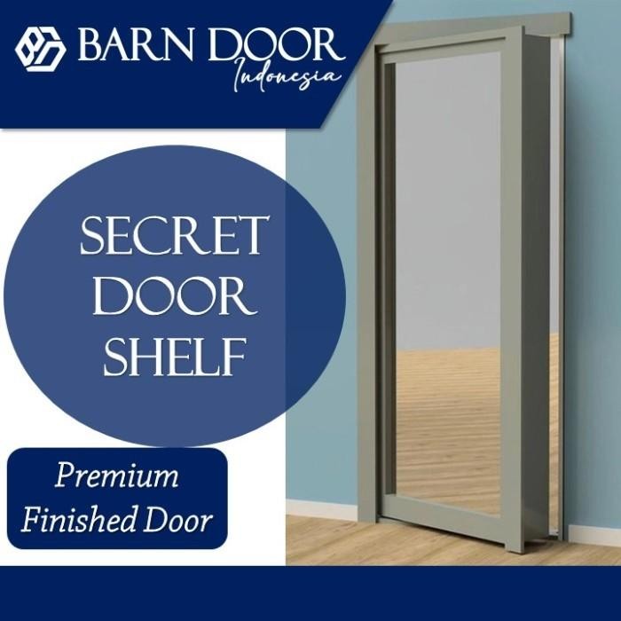 Jual Pintu Rahasia, Secret Door, Pintu Rak Sepatu Cemin Bevel Fullset ...