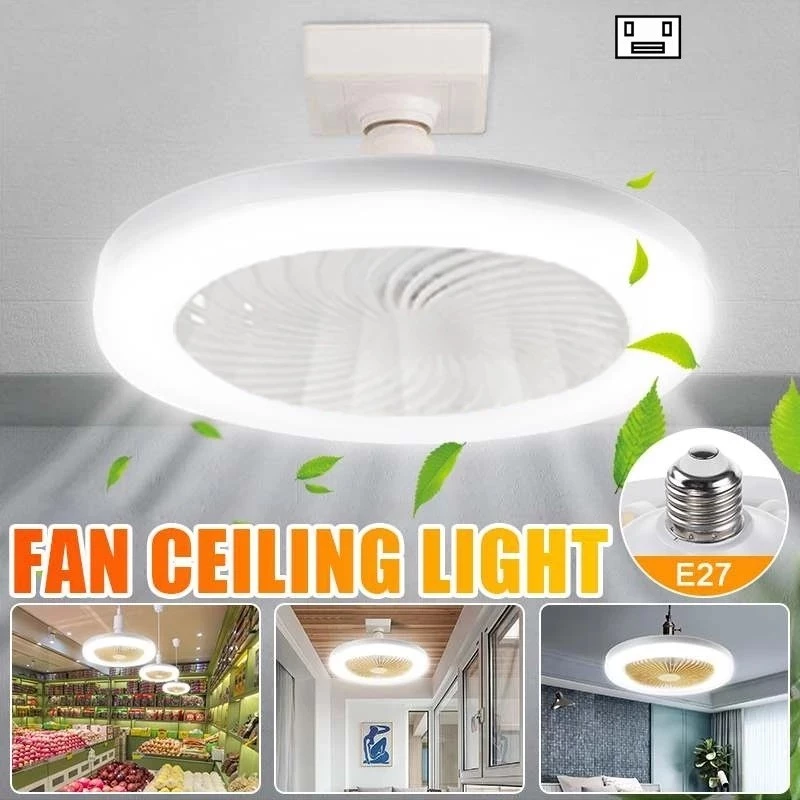 Lampu Smart Fan / Lampu Kipas Angin AC E27 Lampu LED Kipas Angin Gantung Plafon +  Remote 2 in 1 / Epic Finds Kipas Angin Plafon Wangi Multifungsi Dengan Lampu  Arah Dapat Disesuaikan E27 Fans Bohlam LED | AutoStock