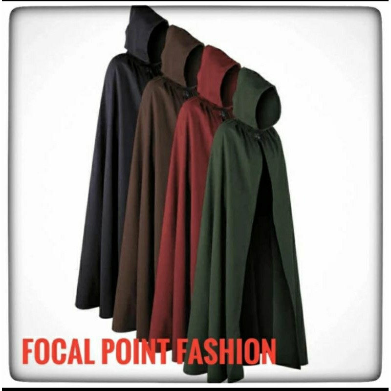 Jual PROMO 10.10 kostum medieval jubah dewasa cloak vampir drakula