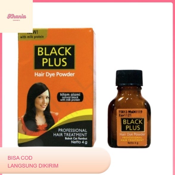 Jual Semir rambut BLACK PLUS 4g POWDER | Shopee Indonesia