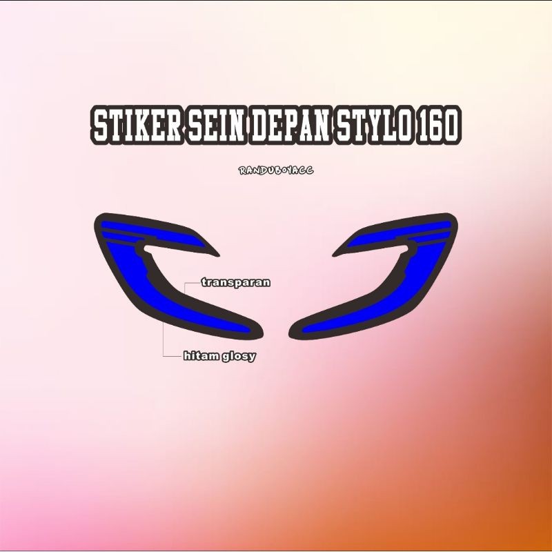 Jual Stiker sein Honda Stylo 160 | Shopee Indonesia