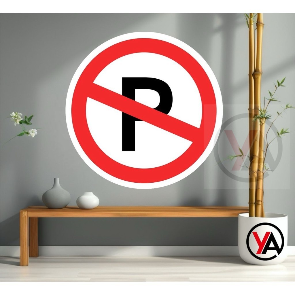 Jual VA Sign Akrilik Signage Papan Rambu Peringatan Dilarang Merokok ...