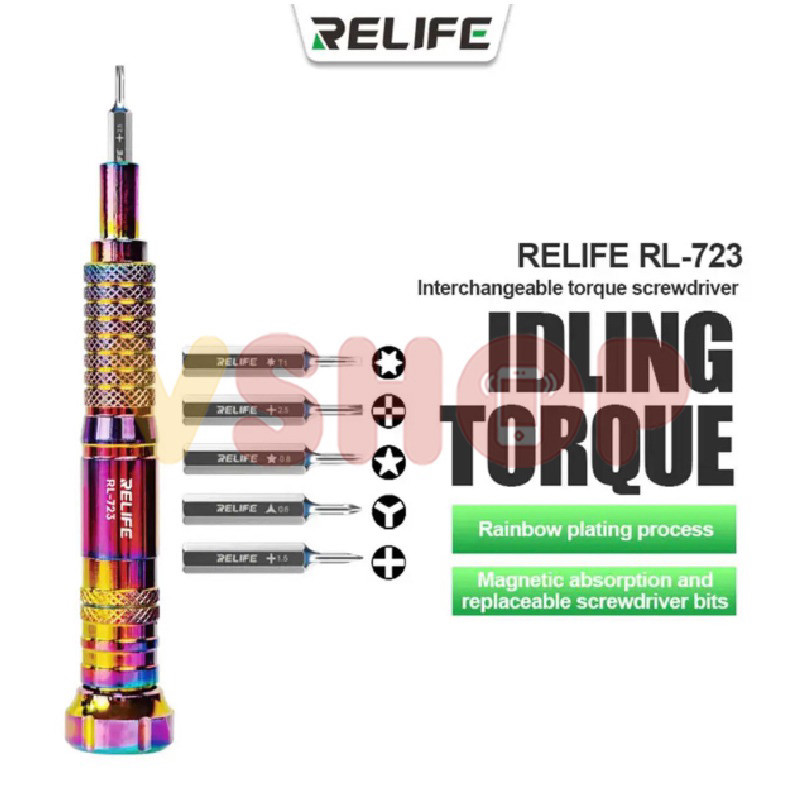 Jual GILISHOP OBENG SET - INTERCHANGEABLE TORQUE SCREWDRIVER SET 5IN1 ...