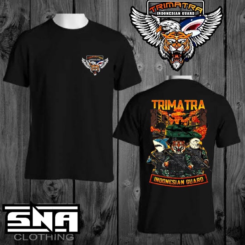 Jual Kaos Trimatra Indonesia guard Tshirt Tactical outdoor Army ...