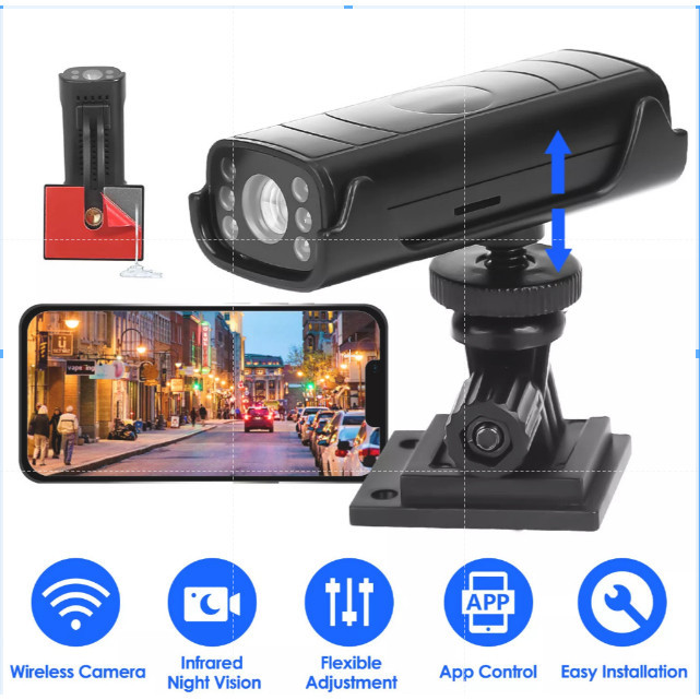 [FLASH SALE】HW kamera cctv mini night vision wirless for home Hidden Camera  Wifi Cctv Spy Kamera HD 1080p Kecil camera Tersembunyi Tanpa