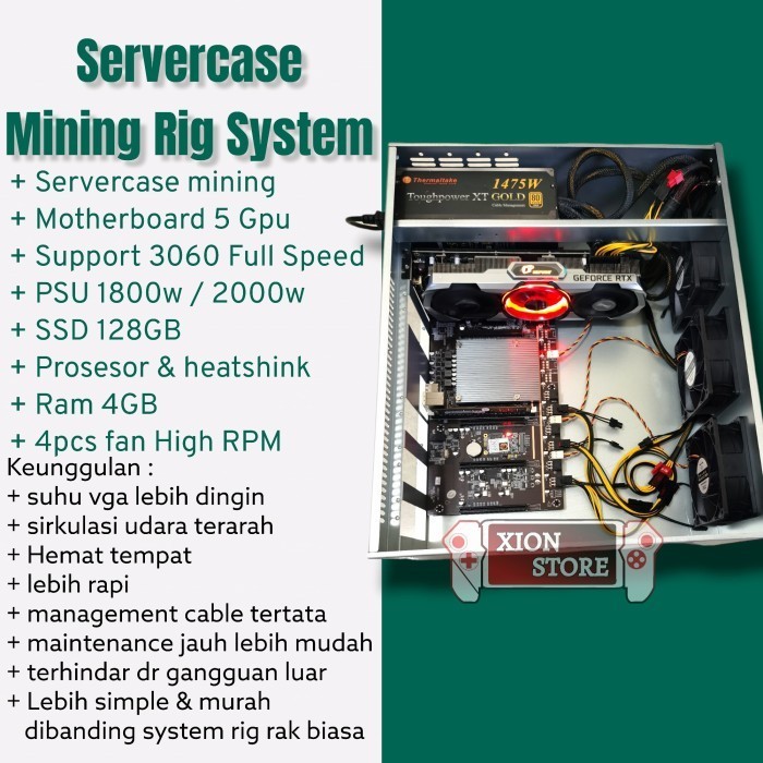 Jual Marchand Motherboard mining x79 vga RTX 3060 Eth 5 Gpu RTX3060 Rig ...