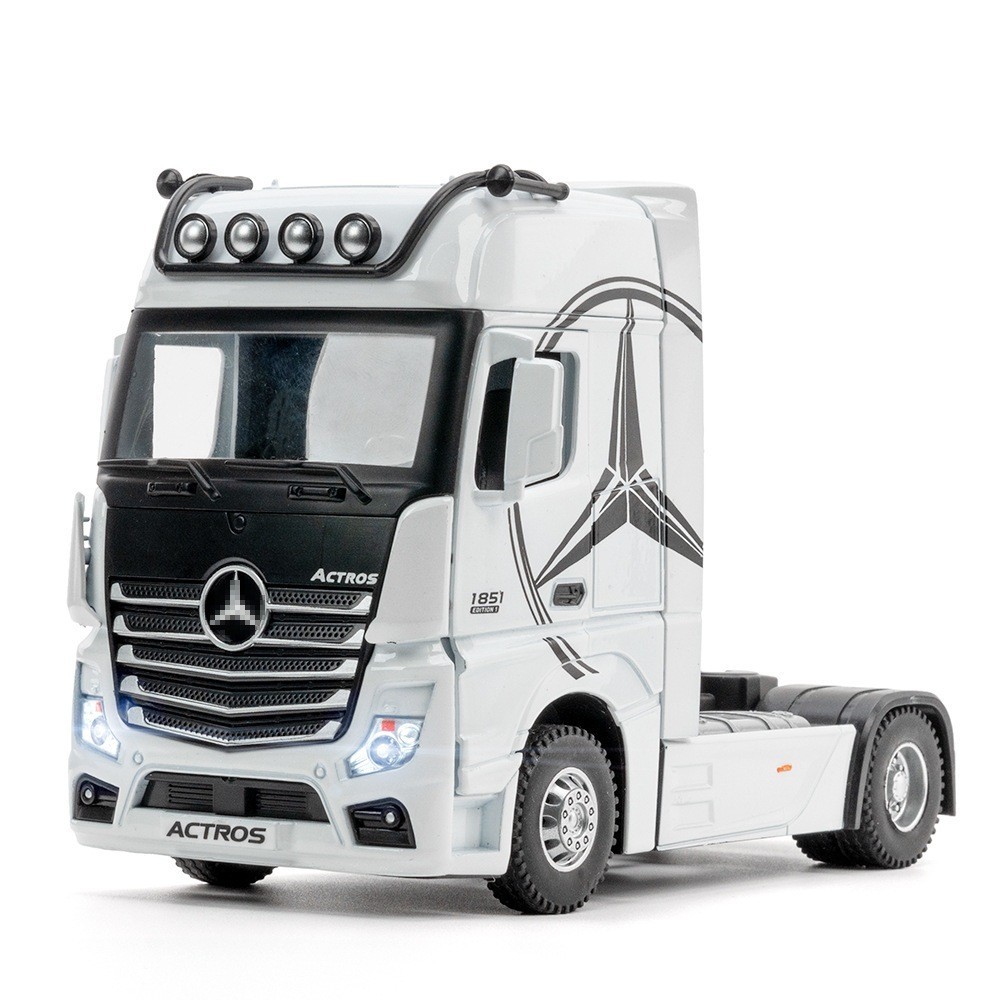 Jual Diecast Miniatur Truk Mercedes Benz Actros Diecast 1:24 Mercy ...
