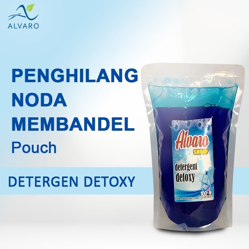 Jual Alvaro Deterjen Laundry Detoxy Detergent Noda Membandel Pouch ...