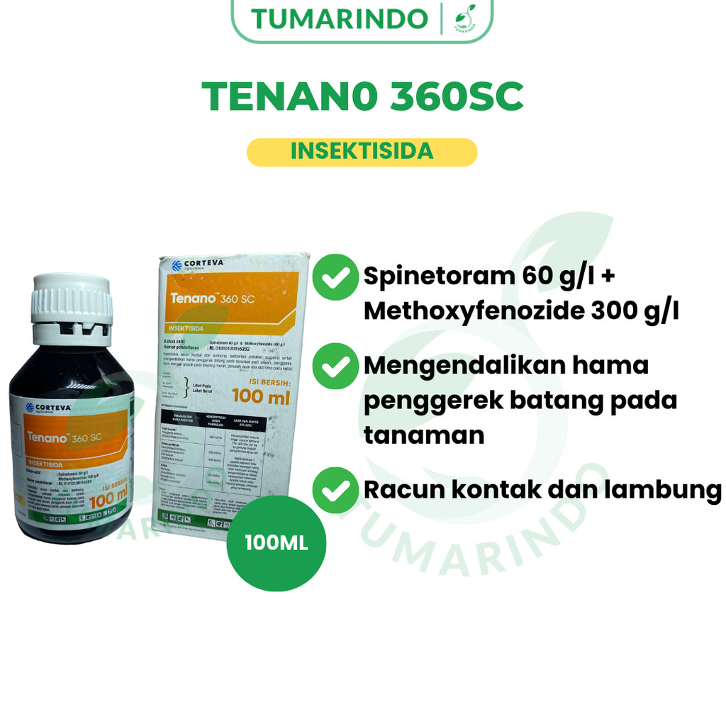 Jual Tenano 360ec 100ml Spinetoram Methoxyfenozide Insektisida ...