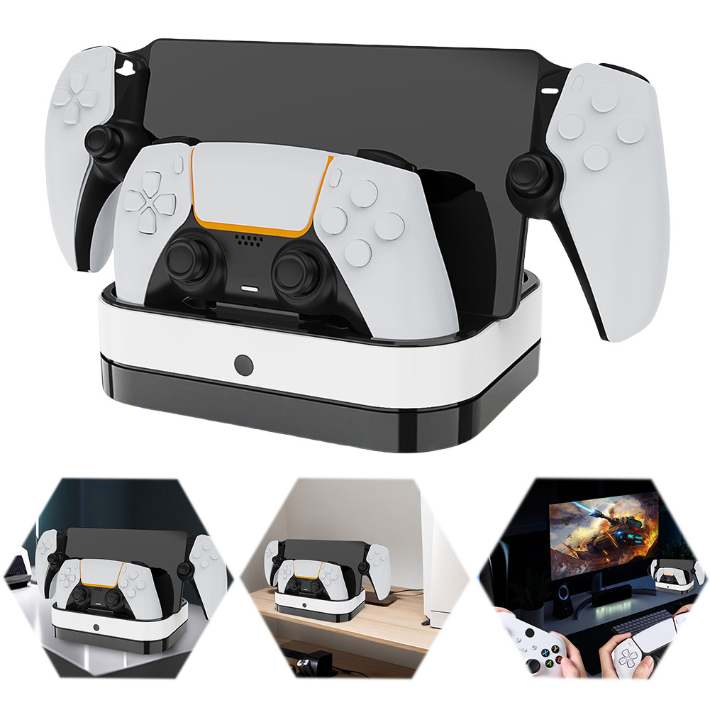 Jual For PS5 Controller Charger Stand Fast Charging Dock Station Dual ...