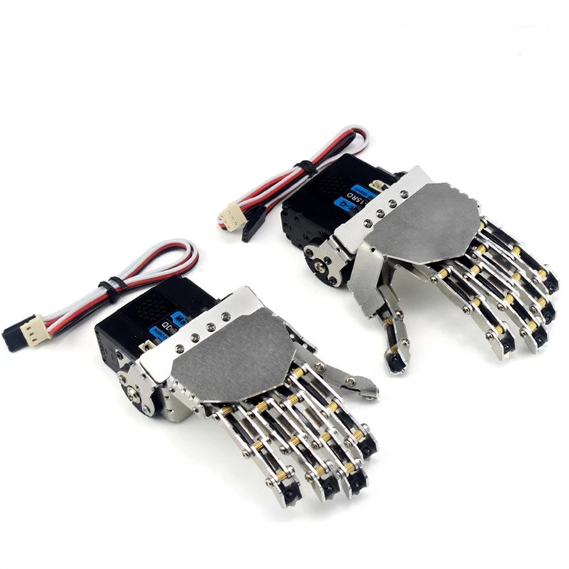 Jual Mini Bionic Hand Humanoid Robot Arm Robot Hand Five Fingers Claw ...
