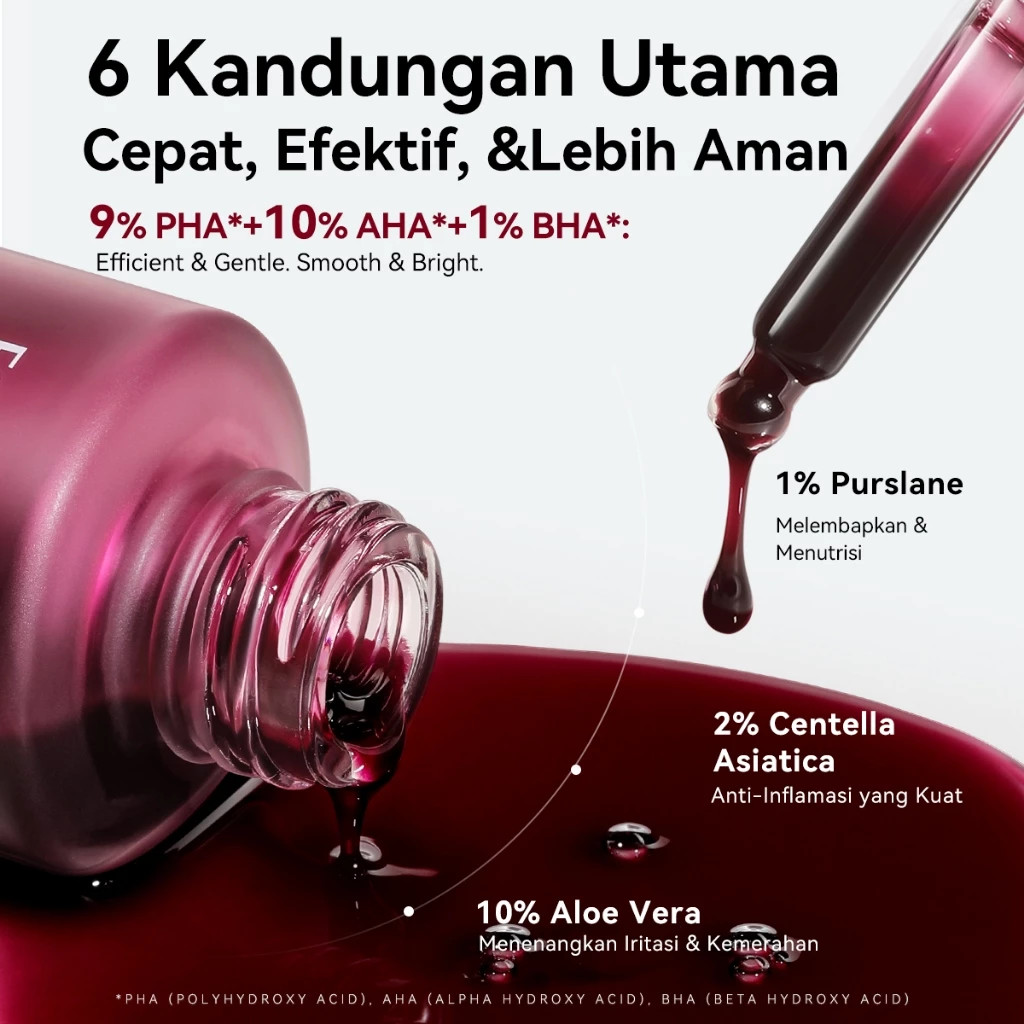 Product image FOCALSKIN Acids Essence Peeling Solution | Brightening Facial Serum 30ml Covers Pores | Gudkos 2
