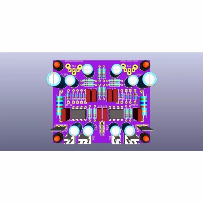Jual Pcb INBAL Input Balance Stereo Double Layer FR4 Fiber | Shopee ...