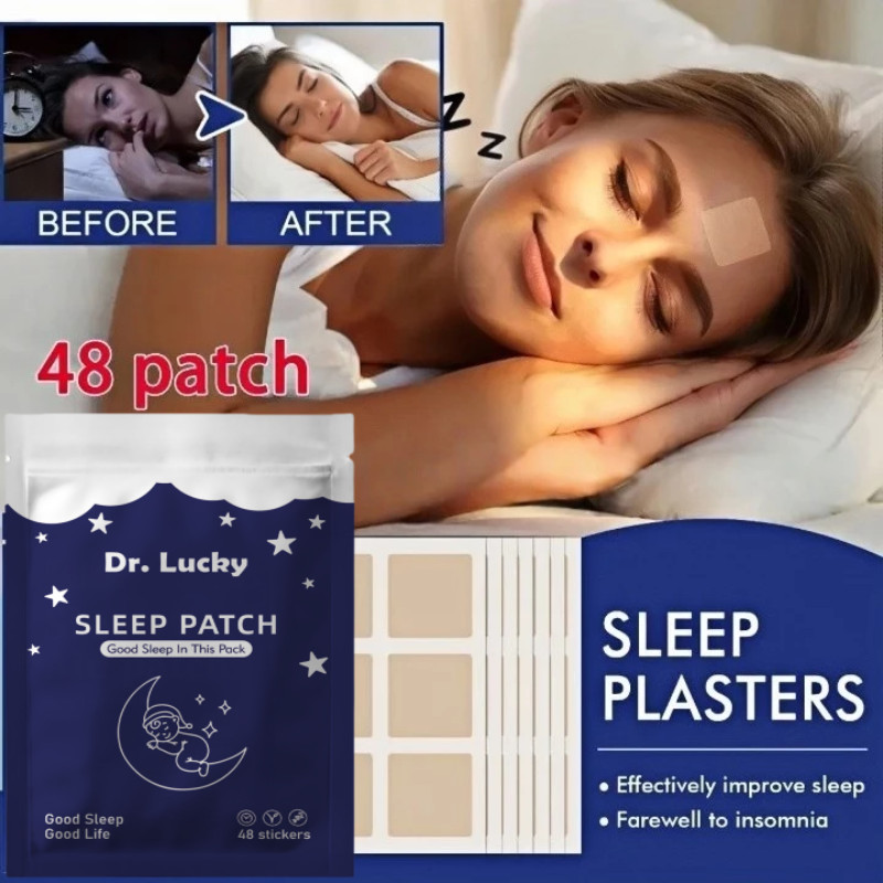 Jual Dr Lucky Sleep Patch Sleep Aid Melatonin Help Sleep 48 Pieces Per ...