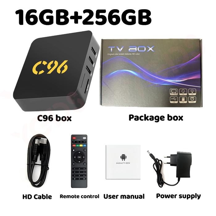 Jual NETCOM STORE C96 Android Tv Box 4K HD Android 13.0 OS 5G/2.4G ...