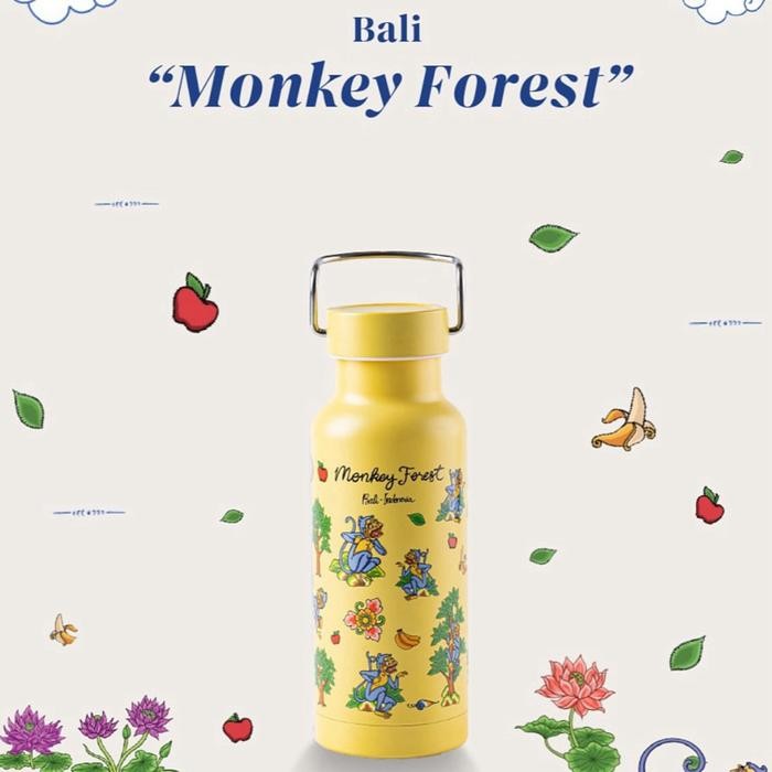 Jual Starbucks Tumbler Monkey Forest Bali Ubud Indonesia Yellow