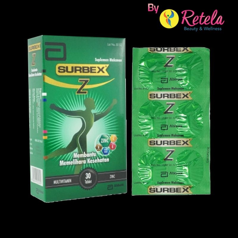 Jual SURBEX Z 1 STRIP 6 TABLET | Shopee Indonesia