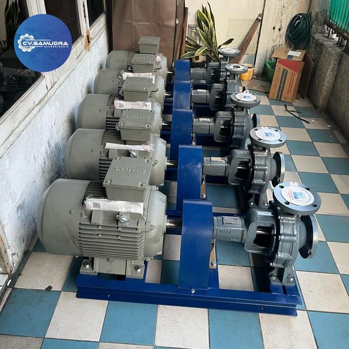 Jual Pompa Sentrifugal EBARA 50X40 FSHA Motor 4KW 5,5HP 2P 2990RPM 380V ...