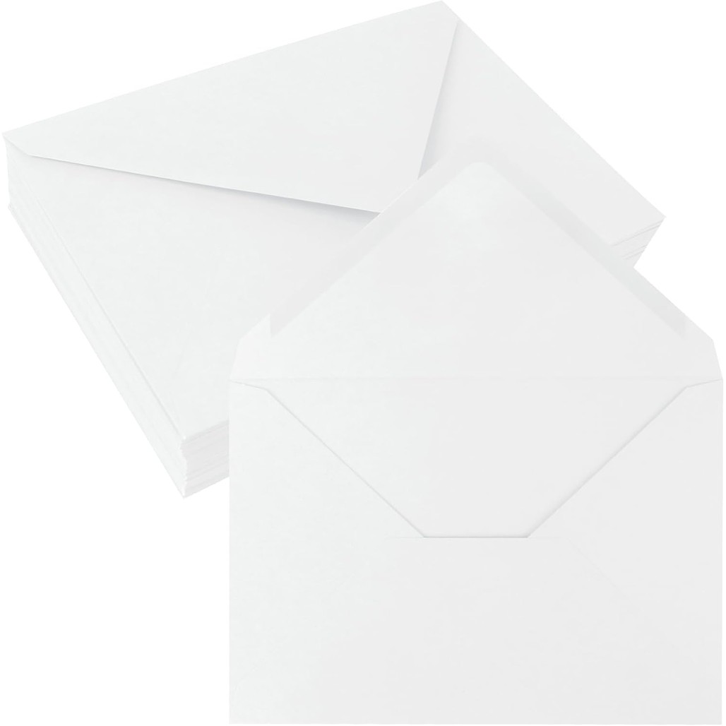 Jual 50-100PCS Sage Green Envelope 5x7Inch Wedding Invitation Card ...
