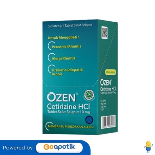 Jual Ozen 10 Mg Box Isi 20 Tablet | Shopee Indonesia
