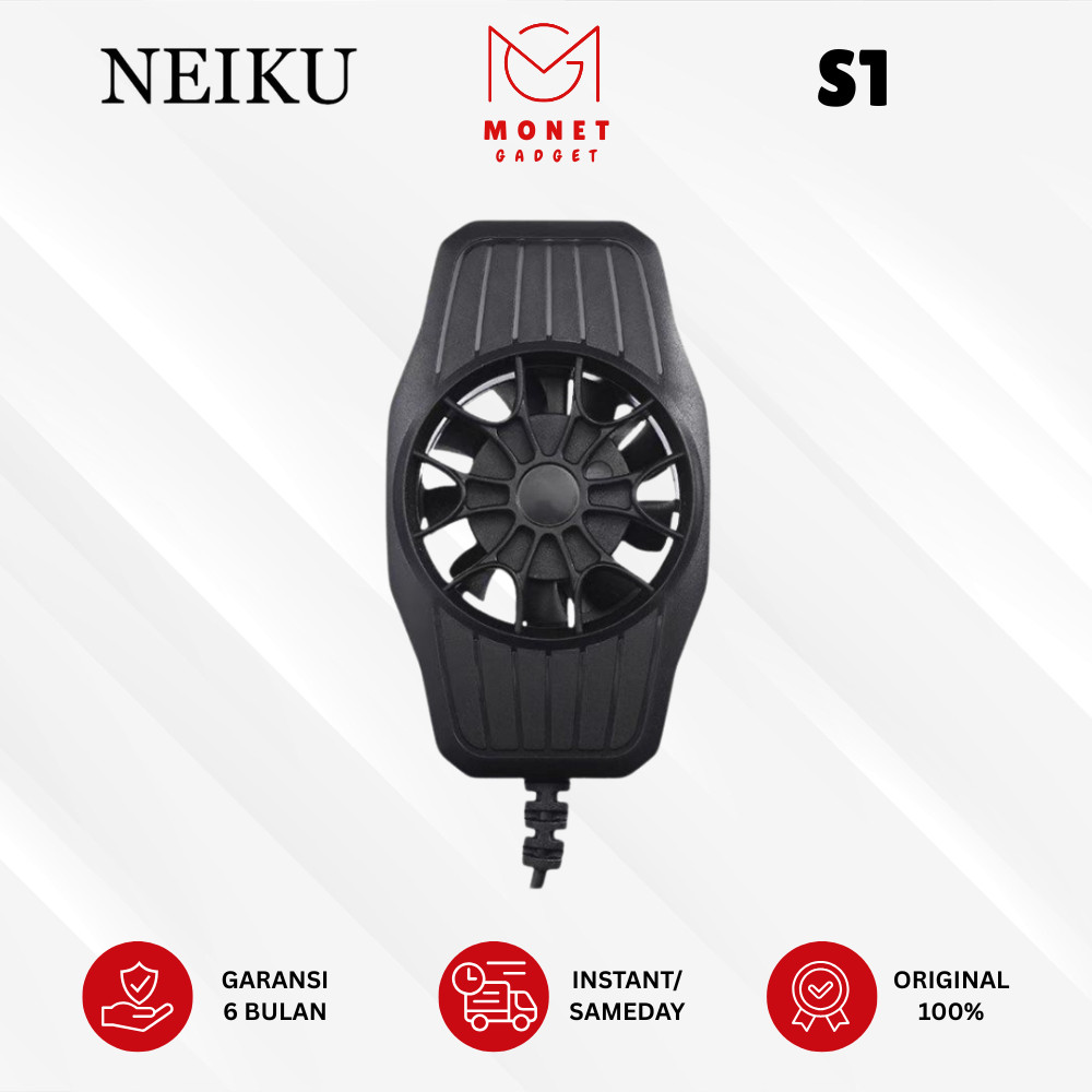 Jual NEIKU S1 Funcooler Wired Mobile Fancooler Phone Cooler Kipas ...