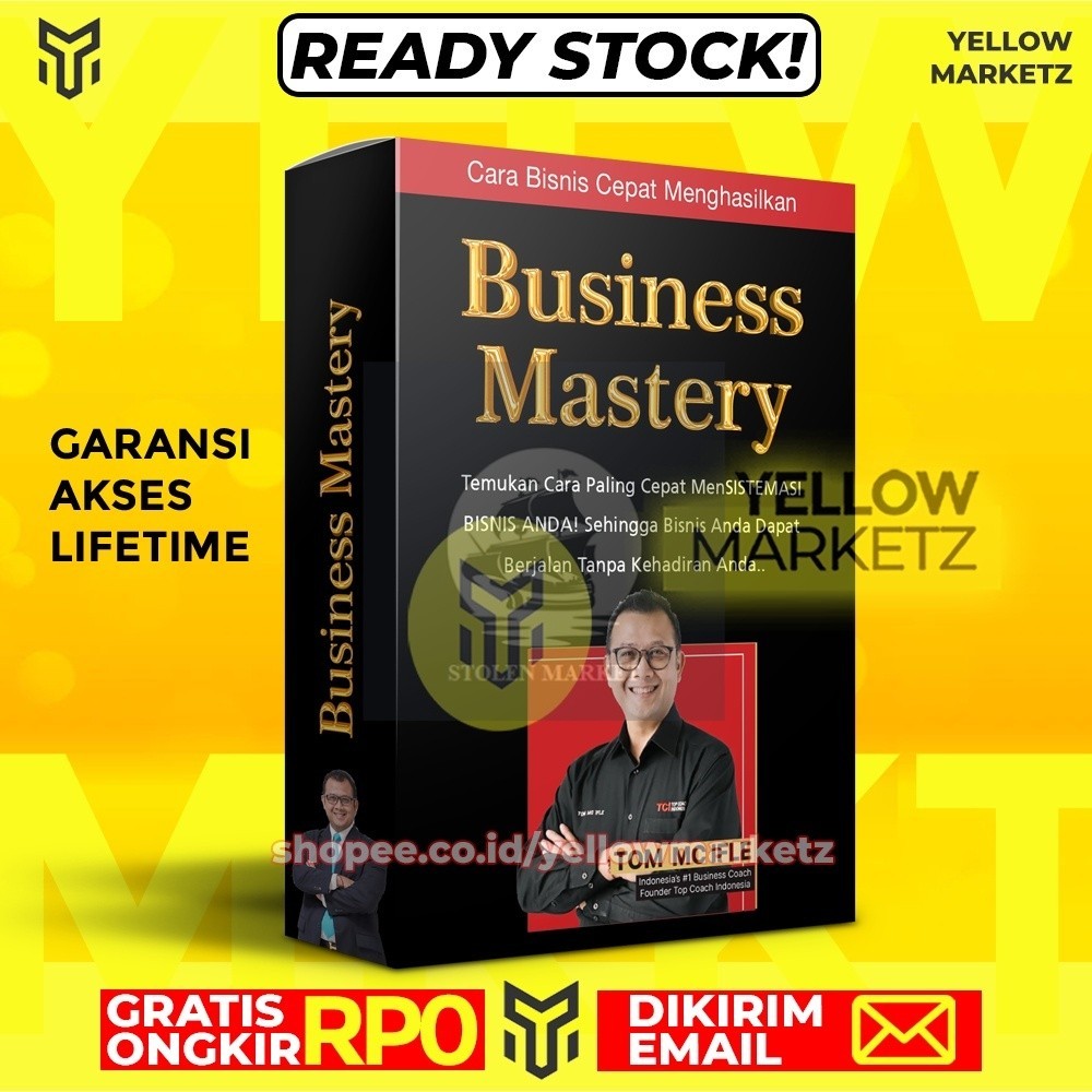 Jual BUSINESS MASTERY - Materi VIDEO - Ciptakan Blueprint Bisnis yang ...