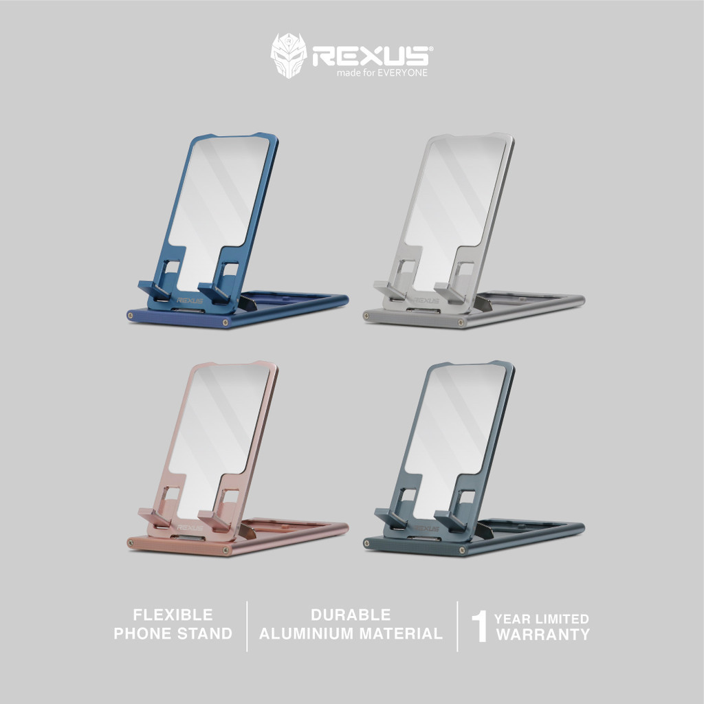 Jual Rexus Handphone Stand Decha Fold Plus FP07 | Shopee Indonesia