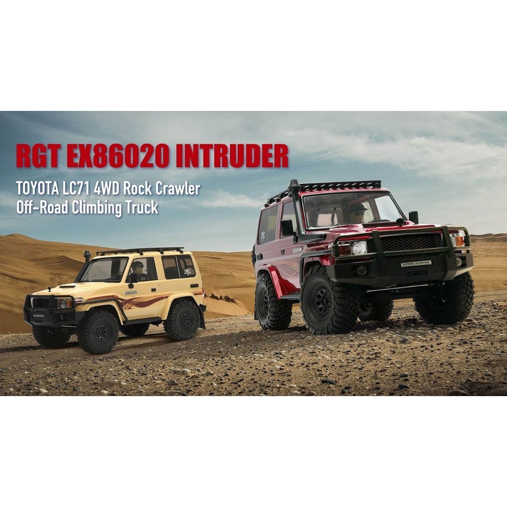 Jual rc crawler RGT EX86020 TOYOTA LC71 intruder full propo RTR 1/10 RC ...