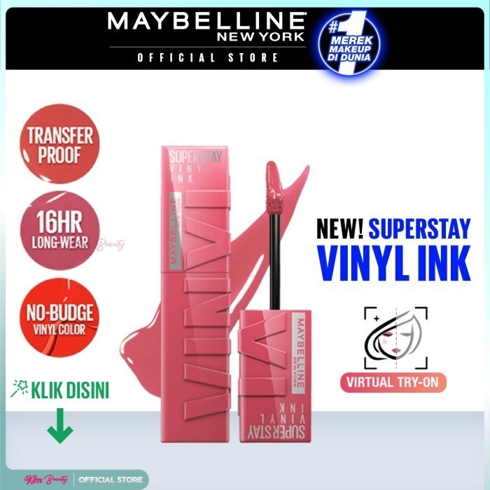 Jual Maybelline Superstay Vinyl Ink | Shopee Indonesia