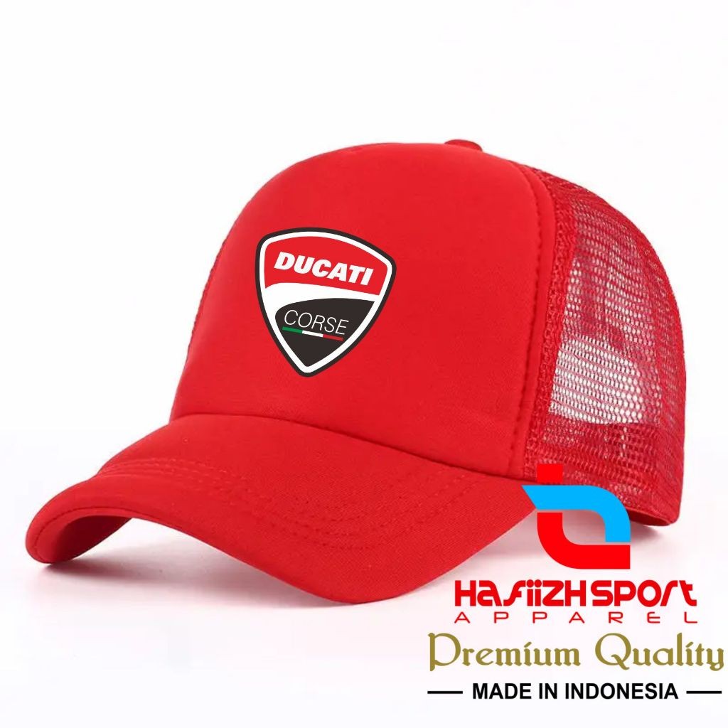 Jual TOPI JARING RACING LOGO DUCATI CORSE | Shopee Indonesia