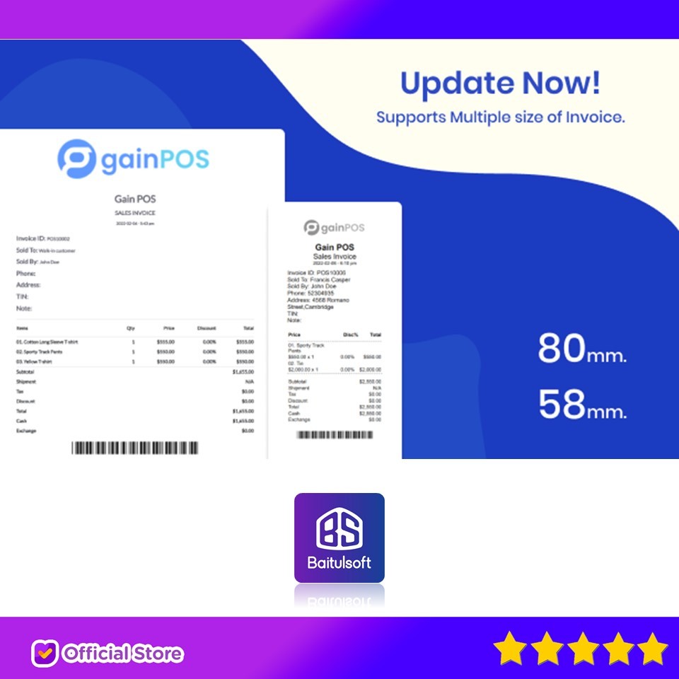 Jual SOURCE CODE APLIKASI GAIN POS - INVENTORY AND SALES MANAGEMENT ...