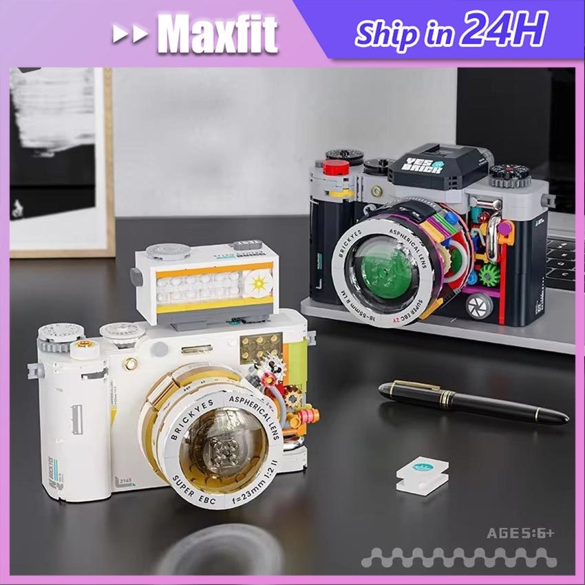 Jual Brick Block Camera Kamera Digital Vintage Pola roid Handycam