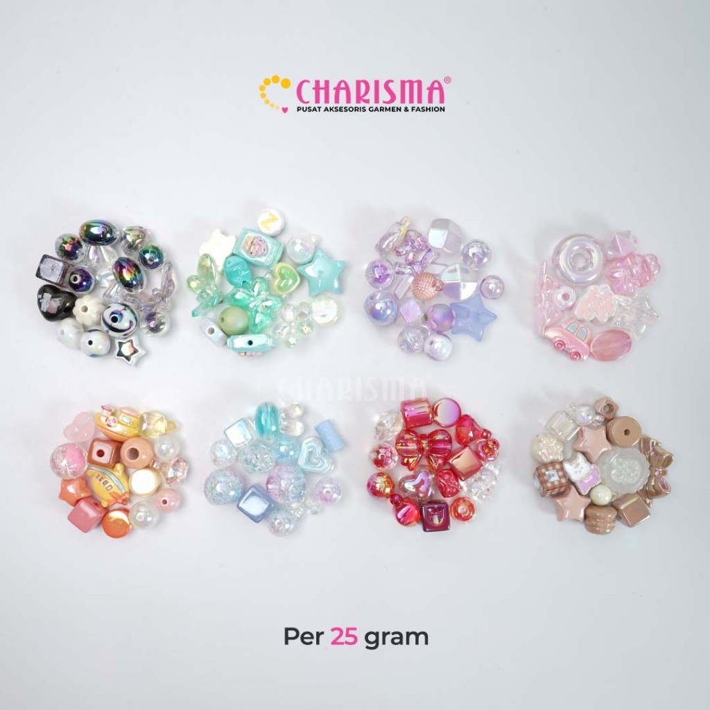 Jual Charisma Manik-Manik Akrilik - Mote Mix Luxury / Harga Per (25 ...