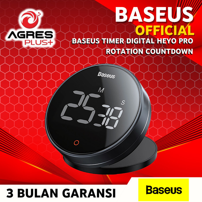 Jual BASEUS Timer Digital Heyo Pro Rotation Countdown Dapur Masak ...