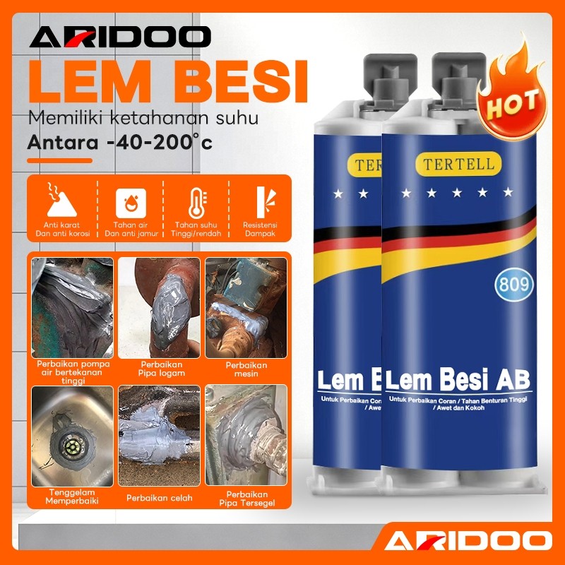 Jual Lem AB Besi Super Kuat Tahan Panas Kafuter Lem Perekat Super Untuk ...