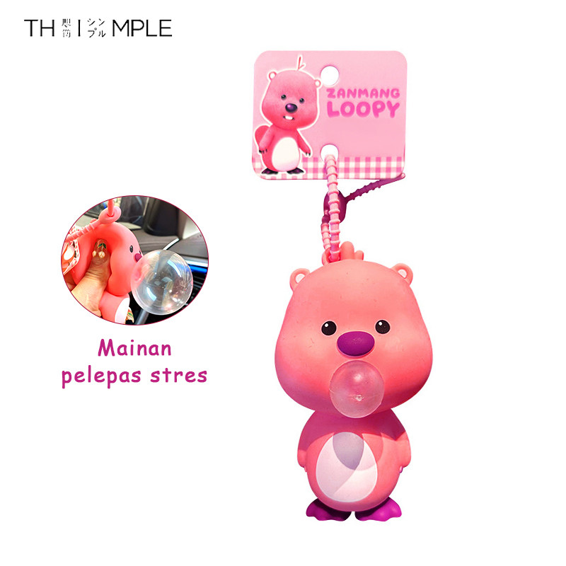 Jual Loopy Gantungan kunci Ruby mainan liontin cubit tas sekolah ...