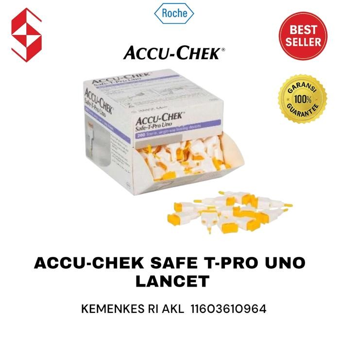 Jual Accu Chek Safe-T-Pro Uno Sterile Lancet /5 pcs | Shopee Indonesia