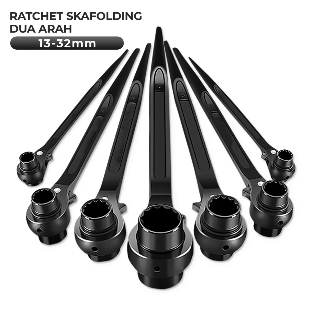 Jual Allefix Kunci Ring Rachet Skafolding Torsi 2 Arah Bolak-Balik ...