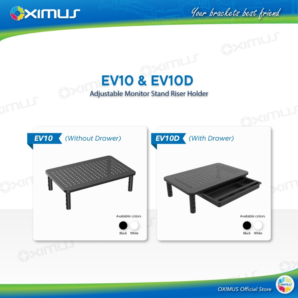 Jual Laptop Monitor Stand Riser Alas Meja Monitor Laptop OXIMUS EV10 ...