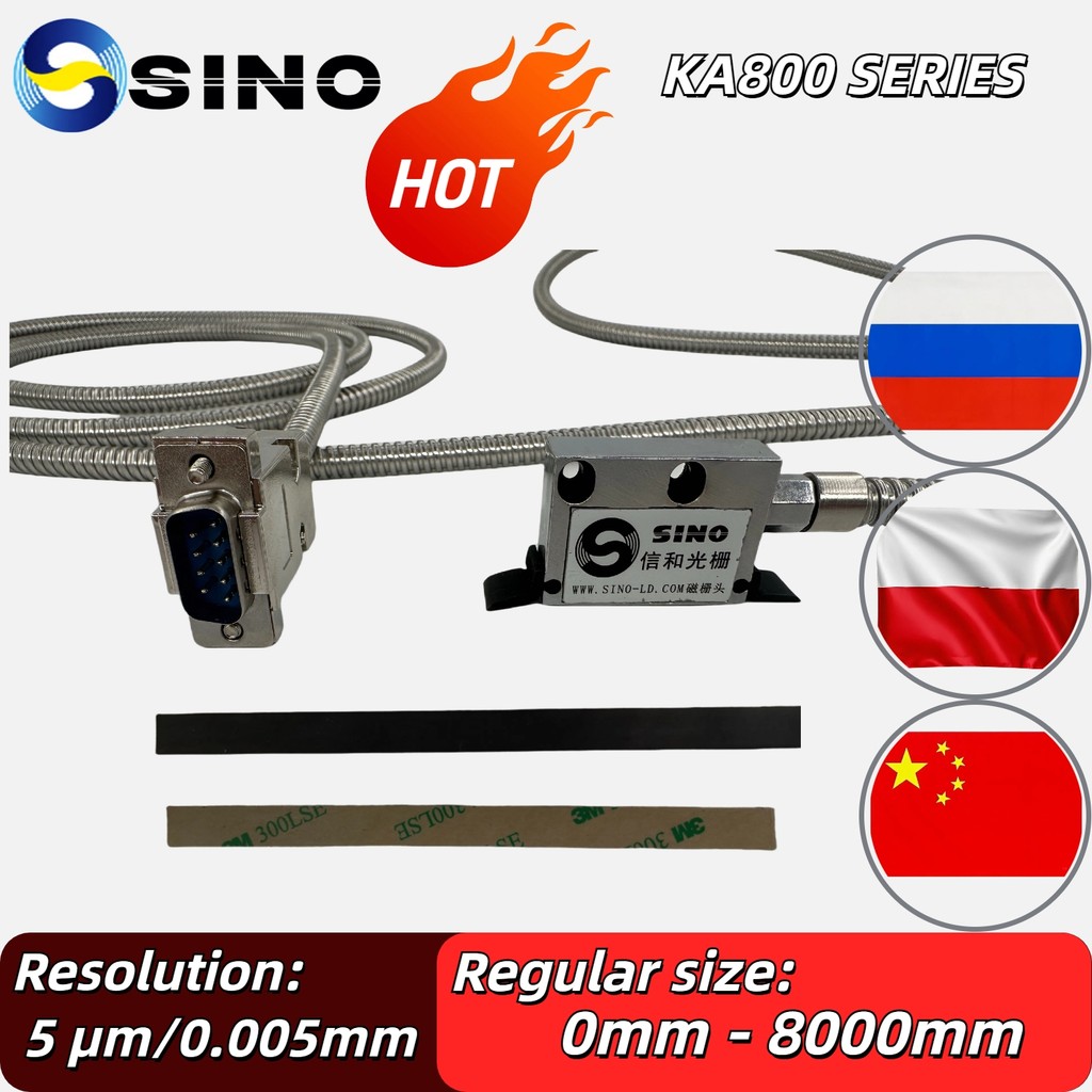 Jual High Precision Linear Scale Ruler non-contact Measurement System ...